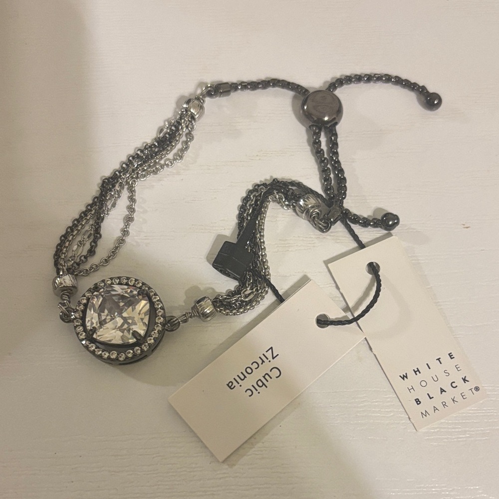 White House Black Market Crystal Accent Bracelet